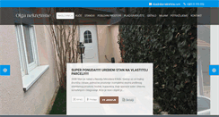 Desktop Screenshot of olga-nekretnine.com